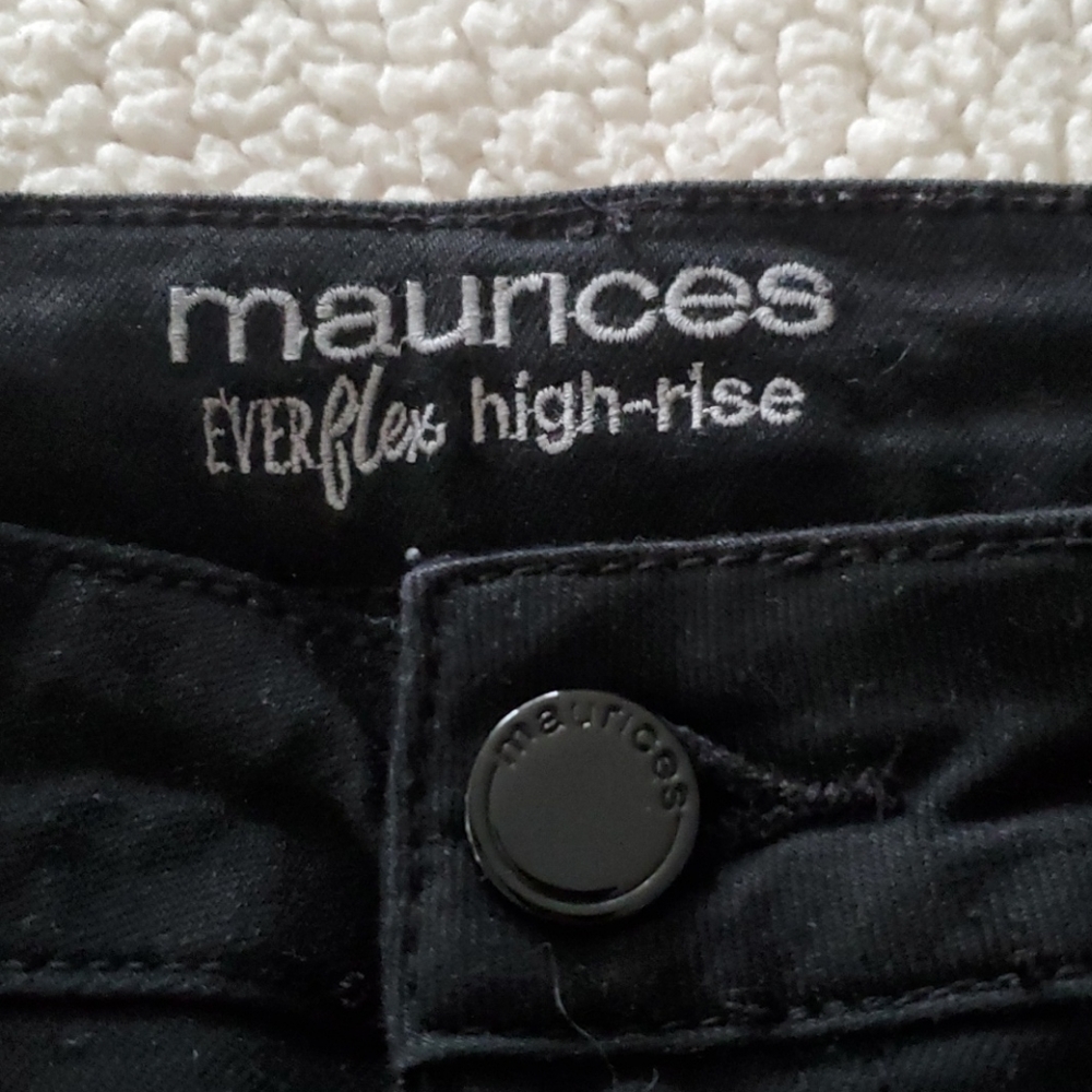 Maurice Everflex  Black Jeans